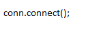 Open a connection stream to the corresponding API.