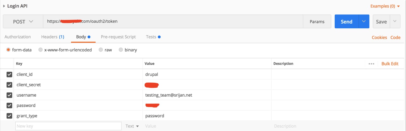 Api automation using postman