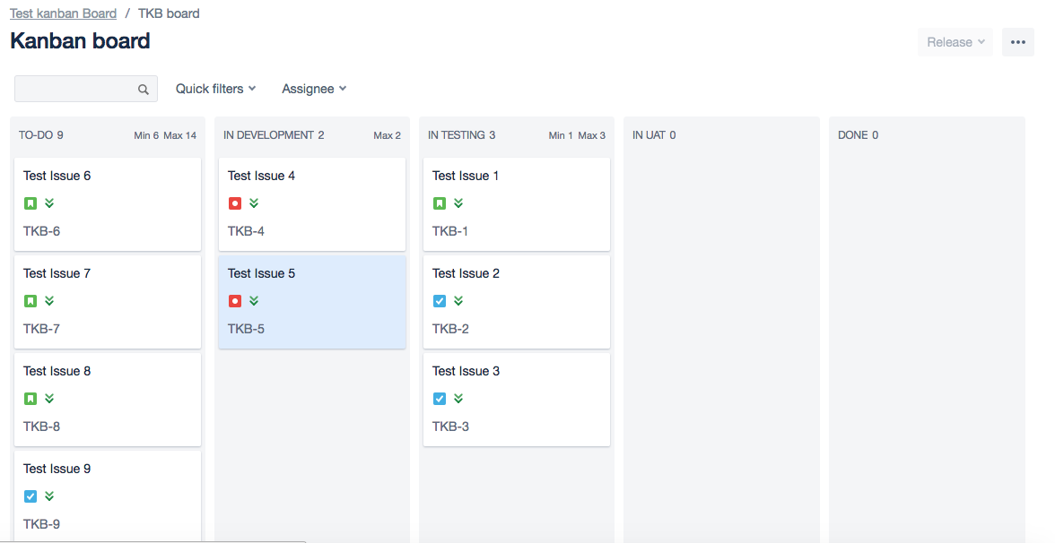 How to follow the Kanban process for software development using JIRA