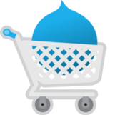 Drupal logo in shopping cart